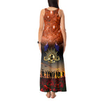 The Rising Sun Badge ANZAC Tank Maxi Dress Last Post Field of Poppy Starry Night Style