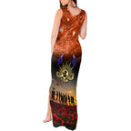 The Rising Sun Badge ANZAC Tank Maxi Dress Last Post Field of Poppy Starry Night Style