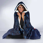 Australia and New Zealand Hooded Blanket Merry Christmas-Tuatara and Koala with Plants Xmas Style
