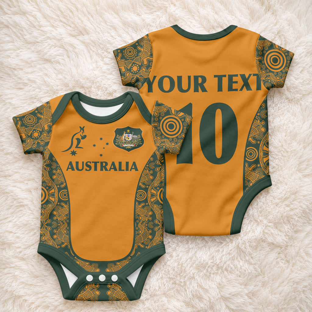 Custom Australia Rugby Championship 2024 Baby Onesie