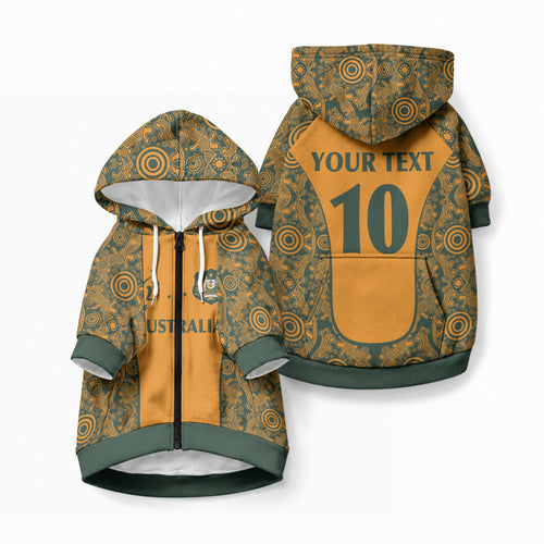 Custom Australia Rugby Championship 2024 Pet Hoodie