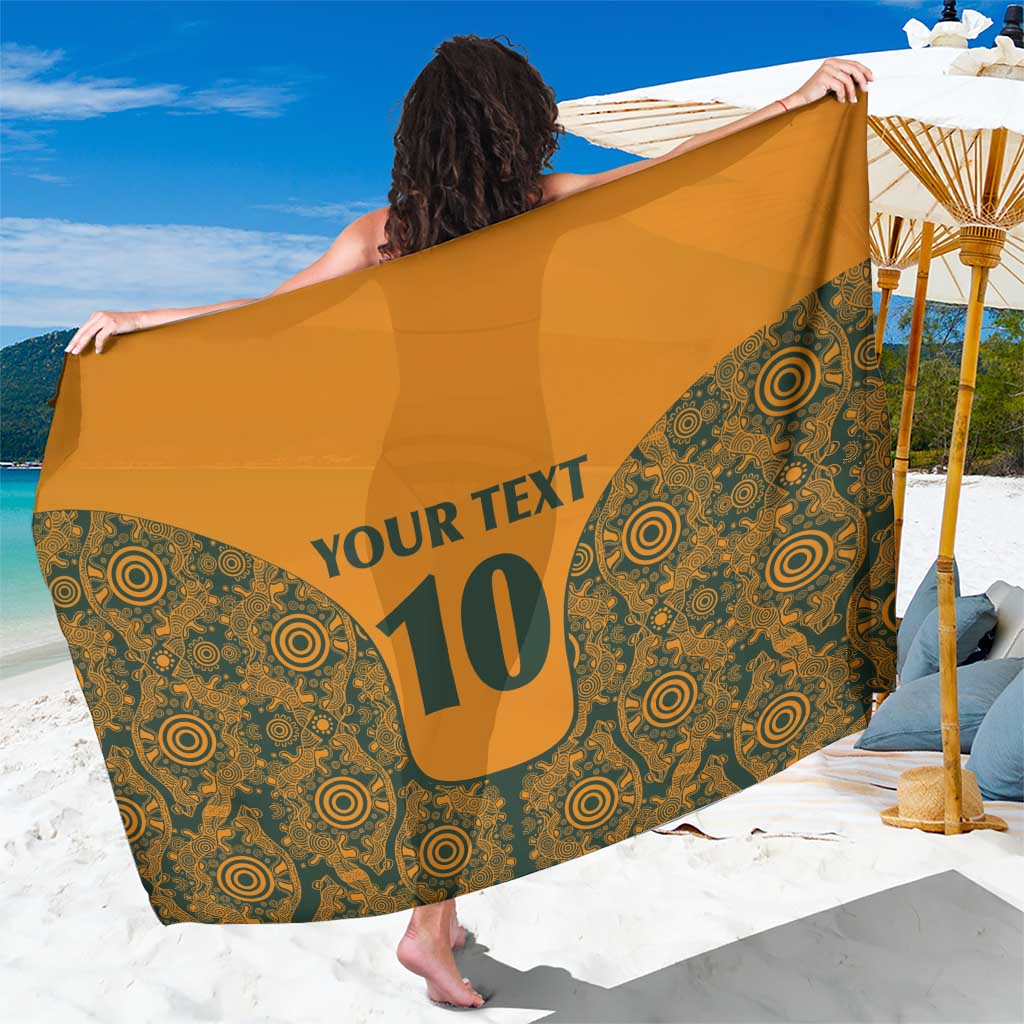 Custom Australia Rugby Championship 2024 Sarong Aboriginal Art Tattoo Pattern