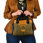 Custom Australia Rugby Championship 2024 Shoulder Handbag Aboriginal Art Tattoo Pattern