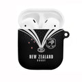 New Zealand Maori Rugby AirPods Case Aotearoa Tribal Motif Retro Concept