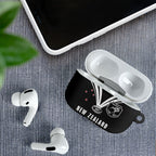 New Zealand Maori Rugby AirPods Case Aotearoa Tribal Motif Retro Concept