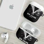 New Zealand Maori Rugby AirPods Case Aotearoa Tribal Motif Retro Concept