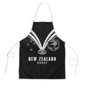 New Zealand Maori Rugby Apron Aotearoa Tribal Motif Retro Concept