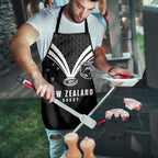 New Zealand Maori Rugby Apron Aotearoa Tribal Motif Retro Concept