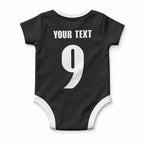 New Zealand Maori Rugby Custom Baby Onesie Aotearoa Tribal Motif Retro Concept