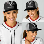 New Zealand Maori Rugby Baseball Net Cap Aotearoa Tribal Motif Retro Concept