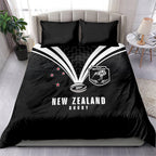 New Zealand Maori Rugby Bedding Set Aotearoa Tribal Motif Retro Concept