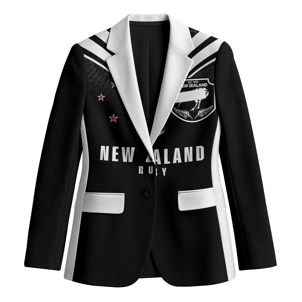 New Zealand Maori Rugby Custom Blazer Aotearoa Tribal Motif Retro Concept