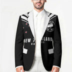 New Zealand Maori Rugby Custom Blazer Aotearoa Tribal Motif Retro Concept