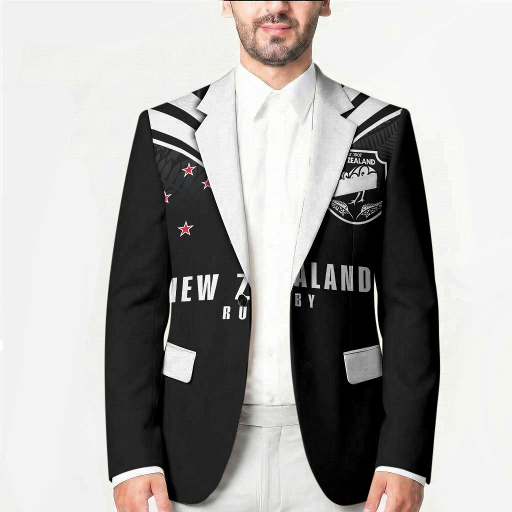 New Zealand Maori Rugby Custom Blazer Aotearoa Tribal Motif Retro Concept