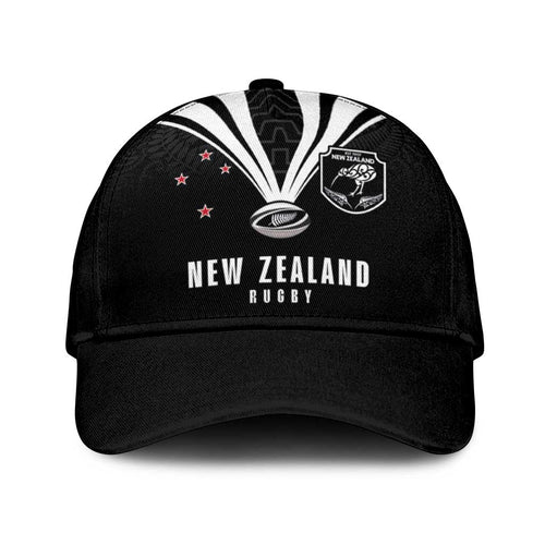 New Zealand Maori Rugby Classic Cap Aotearoa Tribal Motif Retro Concept