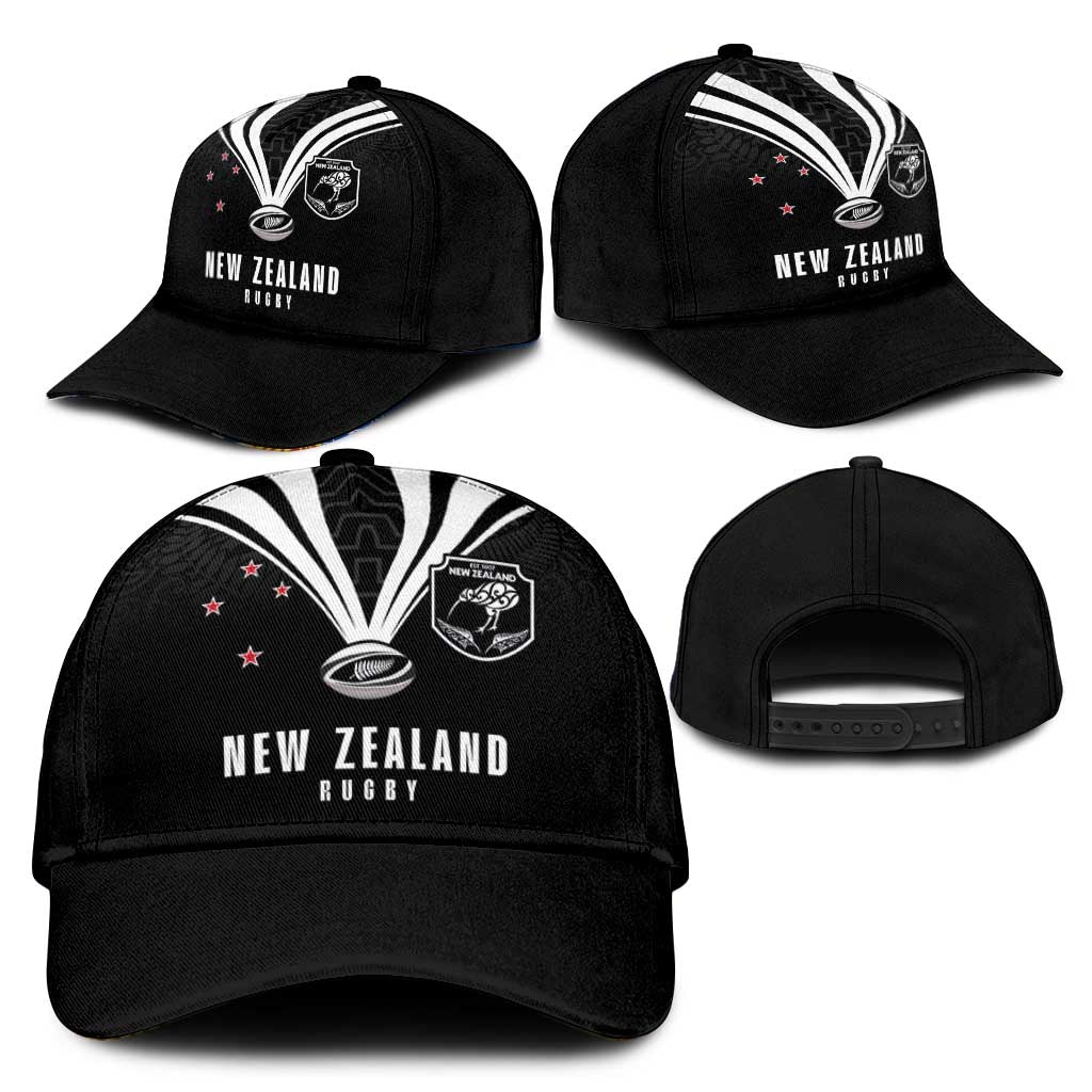 New Zealand Maori Rugby Classic Cap Aotearoa Tribal Motif Retro Concept