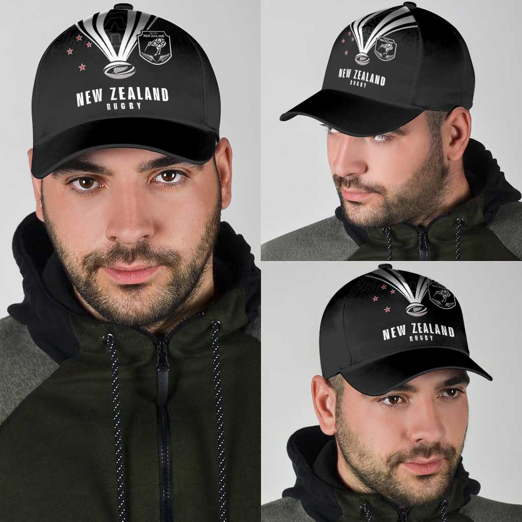 New Zealand Maori Rugby Classic Cap Aotearoa Tribal Motif Retro Concept