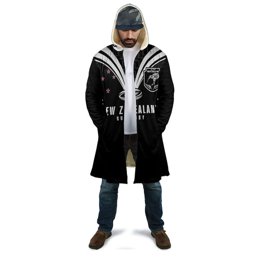 New Zealand Maori Rugby Custom Cloak Aotearoa Tribal Motif Retro Concept