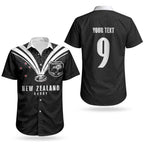 New Zealand Maori Rugby Custom Couples Matching Summer Maxi Dress and Hawaiian Shirt Aotearoa Tribal Motif Retro Concept