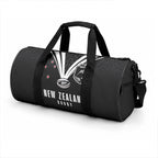 New Zealand Maori Rugby Duffle Bag Aotearoa Tribal Motif Retro Concept