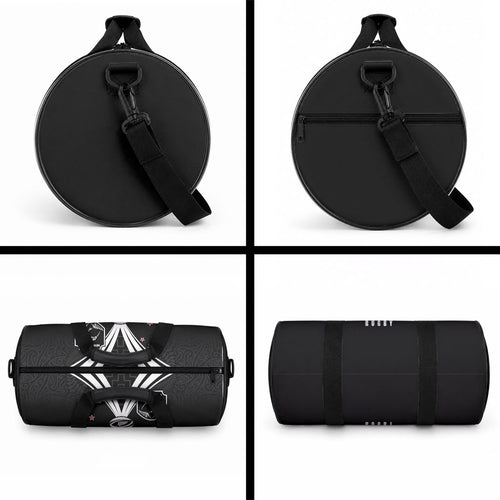 New Zealand Maori Rugby Duffle Bag Aotearoa Tribal Motif Retro Concept