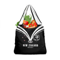 New Zealand Maori Rugby Grocery Bag Aotearoa Tribal Motif Retro Concept