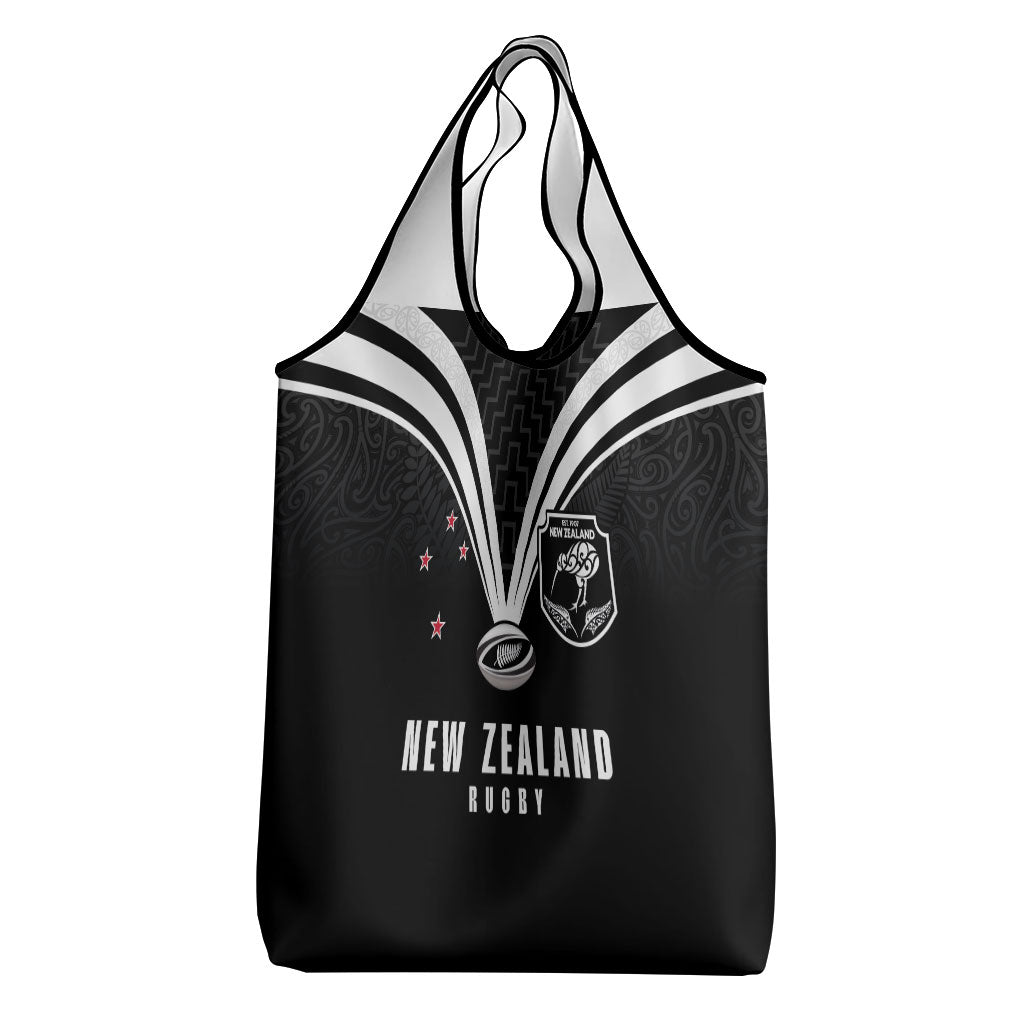 New Zealand Maori Rugby Grocery Bag Aotearoa Tribal Motif Retro Concept