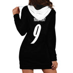 New Zealand Maori Rugby Custom Hoodie Dress Aotearoa Tribal Motif Retro Concept
