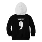 New Zealand Maori Rugby Custom Kid Hoodie Aotearoa Tribal Motif Retro Concept