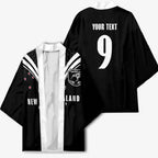New Zealand Maori Rugby Custom Kimono Aotearoa Tribal Motif Retro Concept