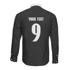 New Zealand Maori Rugby Custom Long Sleeve Button Shirt Aotearoa Tribal Motif Retro Concept