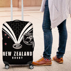 New Zealand Maori Rugby Luggage Cover Aotearoa Tribal Motif Retro Concept