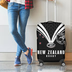 New Zealand Maori Rugby Luggage Cover Aotearoa Tribal Motif Retro Concept
