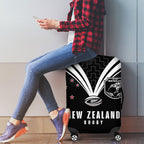 New Zealand Maori Rugby Luggage Cover Aotearoa Tribal Motif Retro Concept