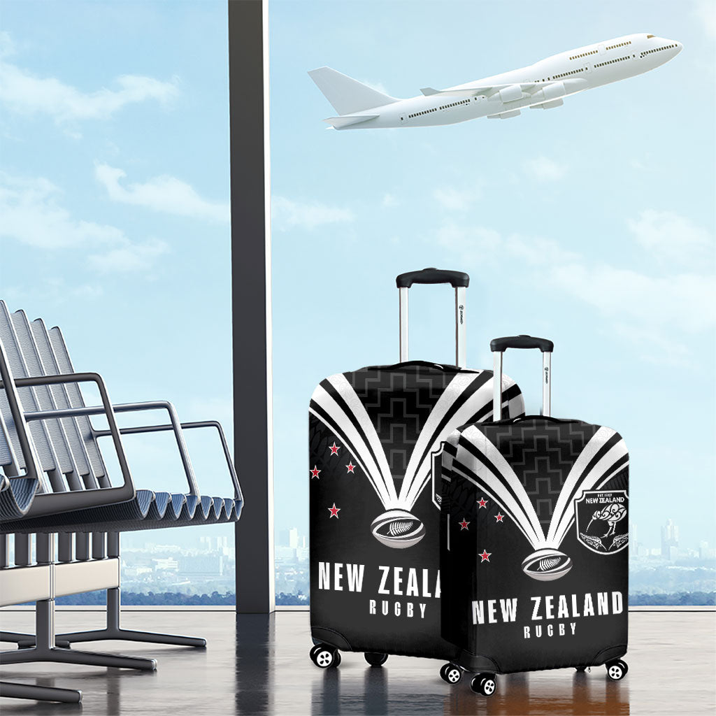 New Zealand Maori Rugby Luggage Cover Aotearoa Tribal Motif Retro Concept