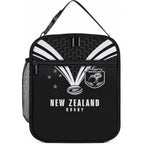New Zealand Maori Rugby Lunch Bag Aotearoa Tribal Motif Retro Concept
