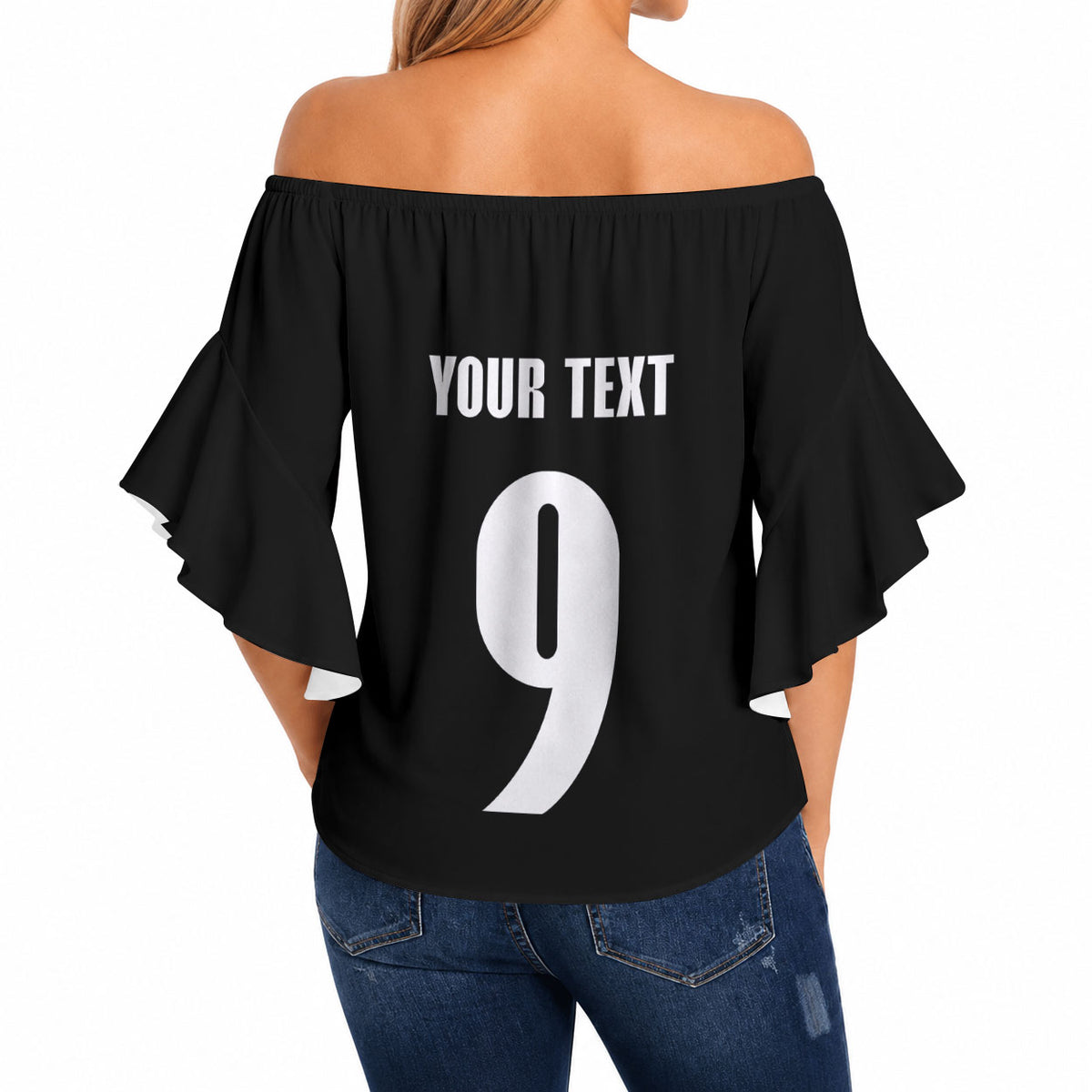 New Zealand Maori Rugby Custom Off Shoulder Wrap Waist Top Aotearoa Tribal Motif Retro Concept