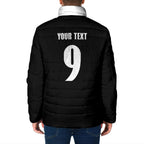 New Zealand Maori Rugby Custom Padded Jacket Aotearoa Tribal Motif Retro Concept