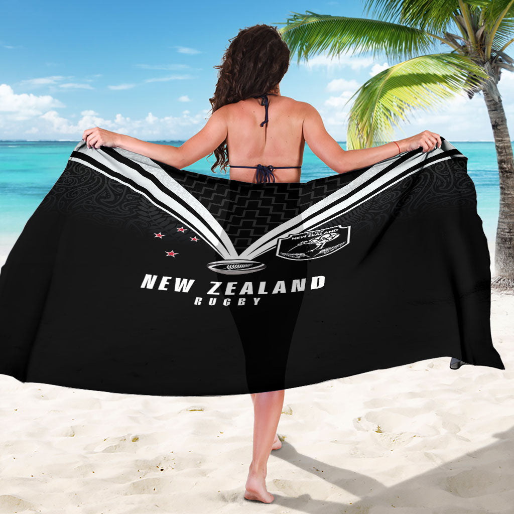 New Zealand Maori Rugby Sarong Aotearoa Tribal Motif Retro Concept