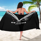 New Zealand Maori Rugby Sarong Aotearoa Tribal Motif Retro Concept