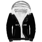 New Zealand Maori Rugby Custom Sherpa Hoodie Aotearoa Tribal Motif Retro Concept