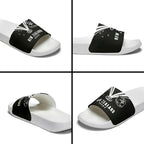 New Zealand Maori Rugby Slide Sandals Aotearoa Tribal Motif Retro Concept