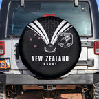 New Zealand Maori Rugby Spare Tire Cover Aotearoa Tribal Motif Retro Concept