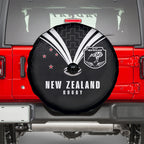 New Zealand Maori Rugby Spare Tire Cover Aotearoa Tribal Motif Retro Concept