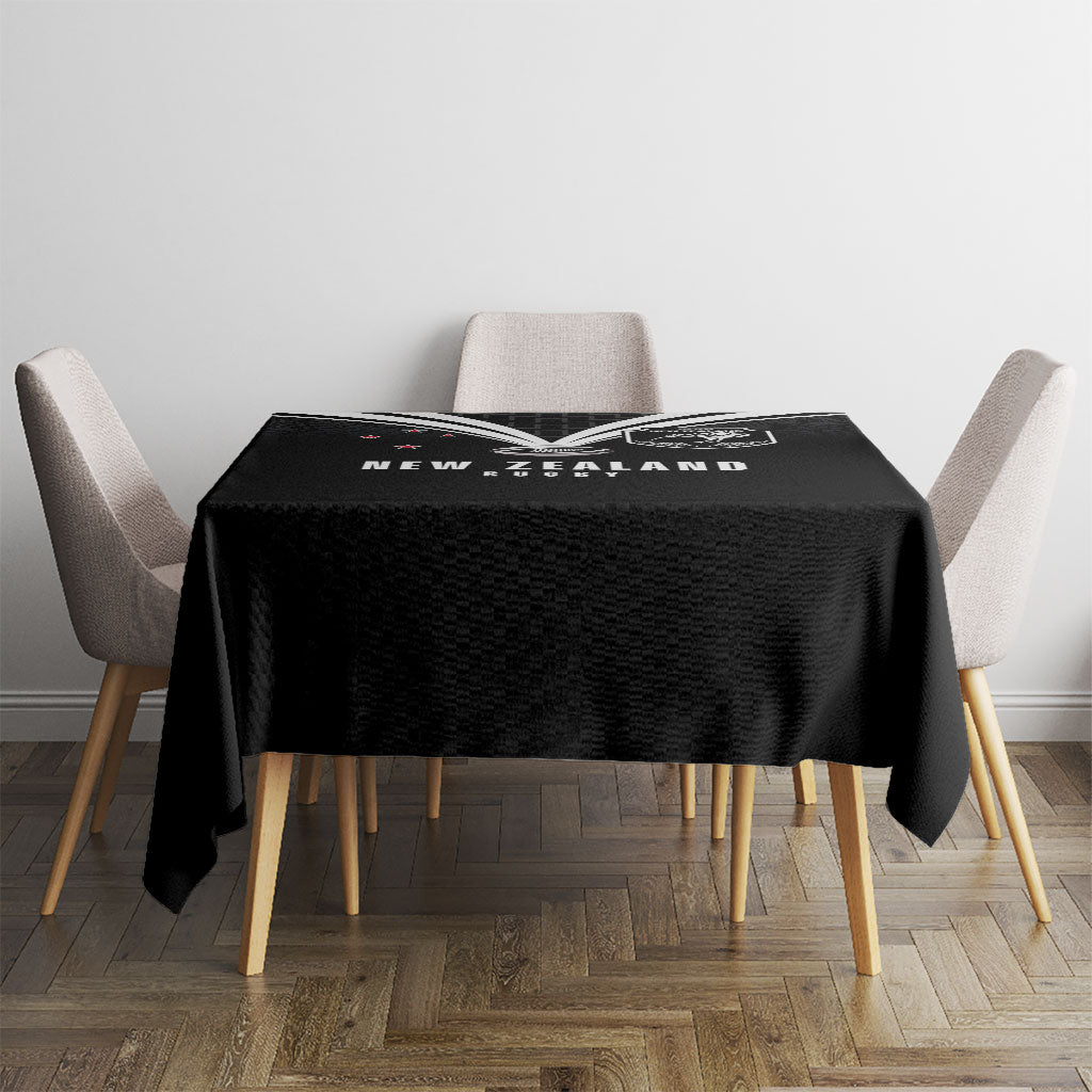 New Zealand Maori Rugby Tablecloth Aotearoa Tribal Motif Retro Concept