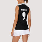 New Zealand Maori Rugby Custom Women Sleeveless Polo Shirt Aotearoa Tribal Motif Retro Concept