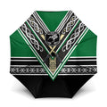 New Zealand Maori Rugby Umbrella Aotearoa Koru Geometric - Naturalistic Green