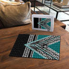 New Zealand Maori Rugby Puzzle Aotearoa Koru Geometric - Oceanic Color