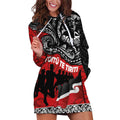 Aotearoa Toitu Te Tiriti Hoodie Dress Honoring Te Tiriti o Waitangi Maori Haka