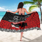Aotearoa Toitu Te Tiriti Sarong Honoring Te Tiriti o Waitangi Maori Haka